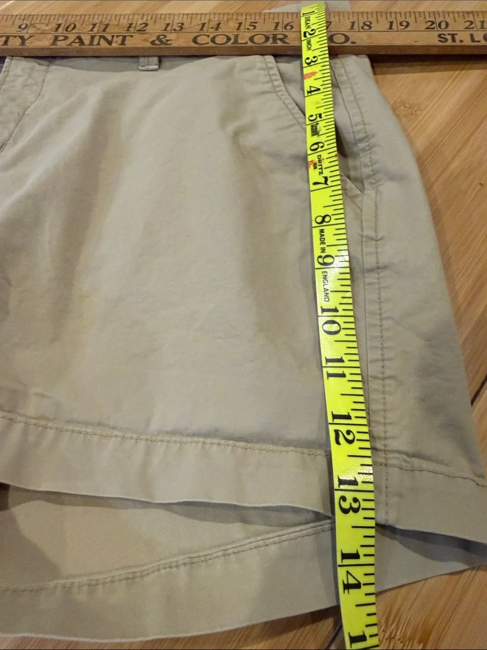 Old Navy Khaki Cotton Bermuda Shorts